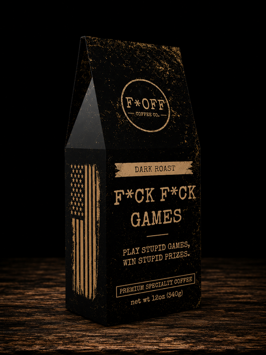 F*Off Coffee Co. Fck Fck Games Medium Dark Roast Coffee Blend