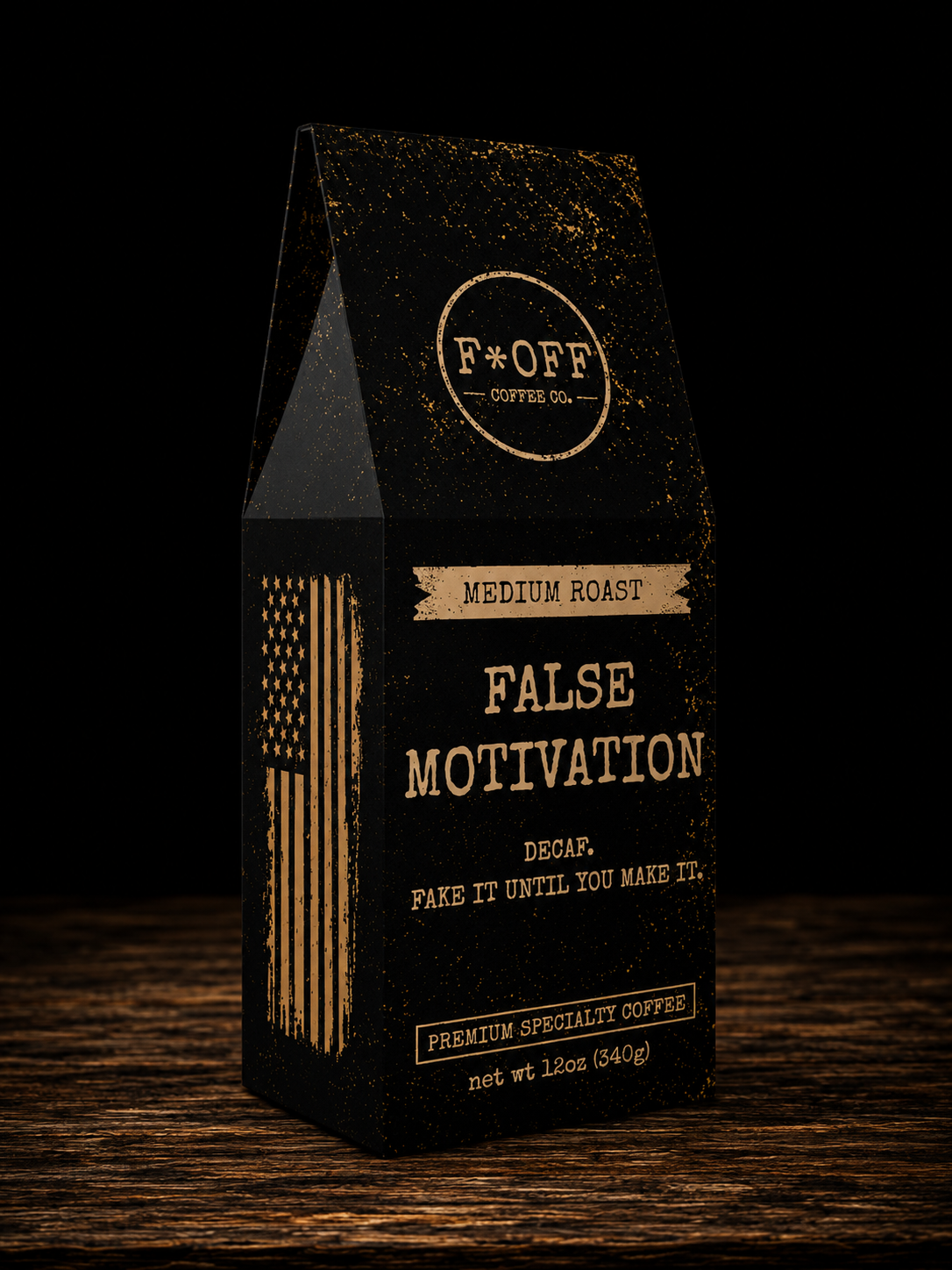F*Off Coffee Co. False Motivation Decaf Medium Roast Indonesian Coffee