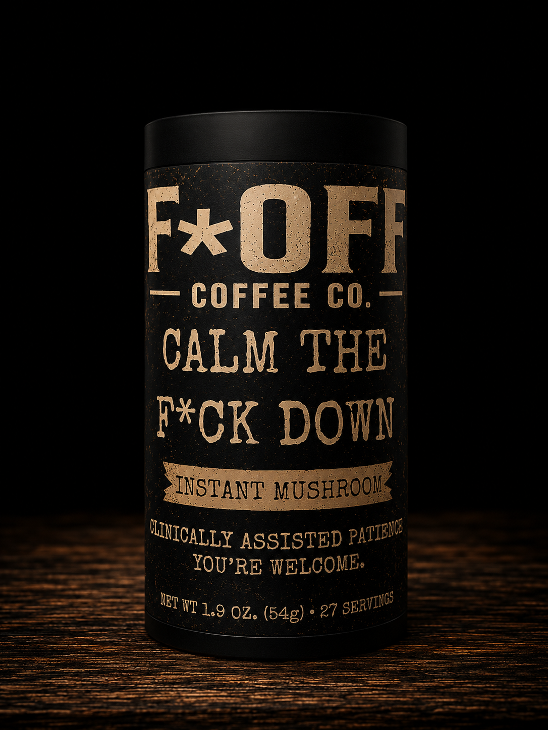 F*Off Coffee Co. Calm The Fck Down Mushroom Coffee Wellness